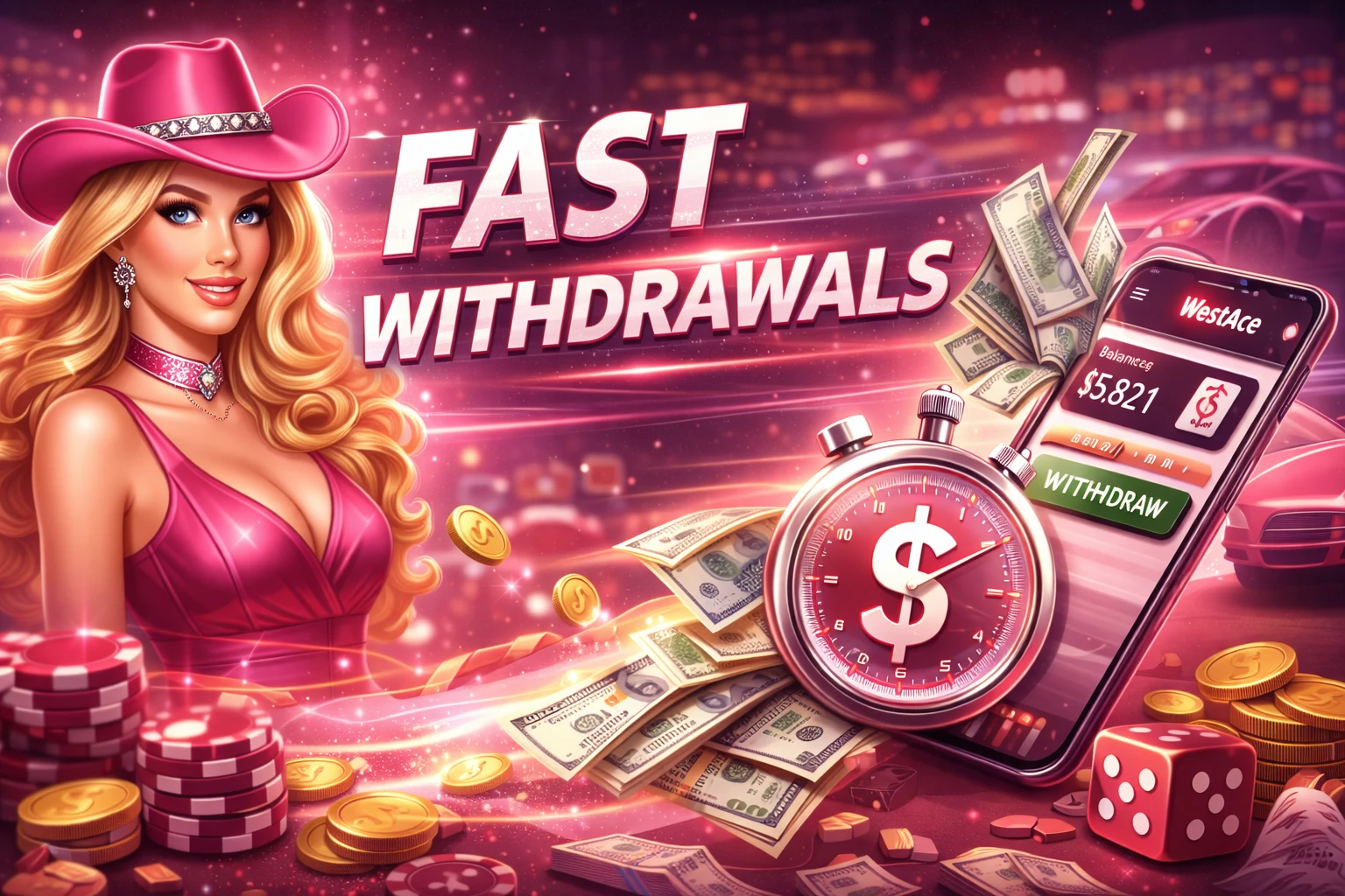 Prelievi istantanei su Westace Casino